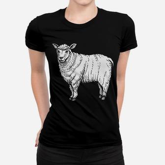 Funny Sheep Design I Know You Herd Me Sheep Lovers Women T-shirt | Crazezy UK
