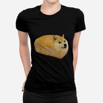 Funny Shiba Inu Doge Bread Meme Women T-shirt | Crazezy