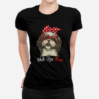 Funny Shih Tzu Mom For Shih Tzu Dog Lovers Women T-shirt | Crazezy DE