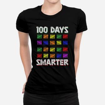 Funny Students Kids 100 Days Smarter 100 Days Of School Women T-shirt | Crazezy CA