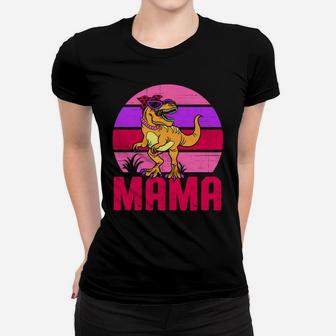 Funny Womens Mama Saurus T Rex Dinosaur Mother's Day Sweatshirt Women T-shirt | Crazezy DE