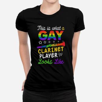 Gay Clarinet Instrument Player I Lgbt Women T-shirt - Monsterry