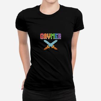 Gaymer Gay Lesbian Gamer Video Game Lgbt Pride Women T-shirt - Monsterry UK