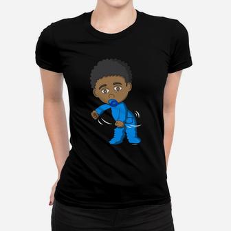 Gender Reveal Party Team Boy Cute Flossing Black Baby Floss Sweatshirt Women T-shirt | Crazezy AU