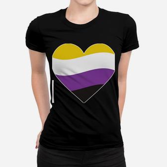 Genderfluid 'Love' | Agender Gift For Non-Binary Pride Flag Women T-shirt | Crazezy