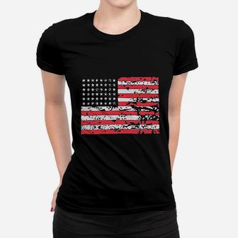 Genleck American Flag S 4Th Of July Patriotic Women T-shirt | Crazezy