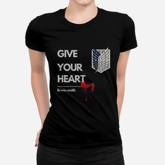 Give Your Heart Women T-shirt | Crazezy CA