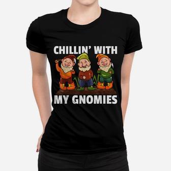 Gnome Shirt Gardening Garden Gnomies Gardener Hanging Tee Women T-shirt | Crazezy