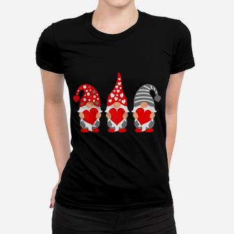 Gnomes Hearts Valentine Day Shirts For Couple Raglan Baseball Tee Women T-shirt | Crazezy