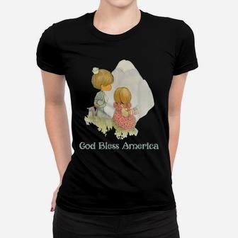 God Bless America Women T-shirt - Monsterry CA