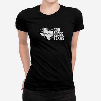 God Bless Texas Women T-shirt - Monsterry
