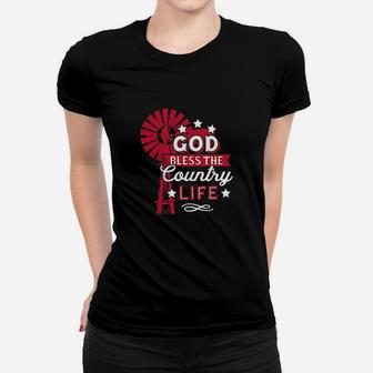God Bless The Country Life Ih Women T-shirt | Crazezy