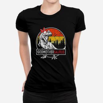 Godmothersaurus Dinosaur Funny Godmother Saurus Family Women T-shirt | Crazezy DE