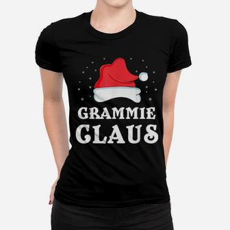 Grammie Claus Xmas Family Group Matching Women T-shirt - Monsterry