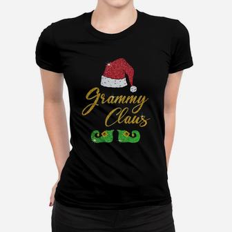 Grammy Claus Matching Family Group Christmas Costume Women T-shirt | Crazezy