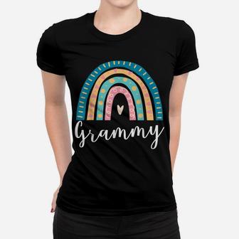 Grammy Rainbow Gifts For Grandma Family Matching Birthday Women T-shirt | Crazezy