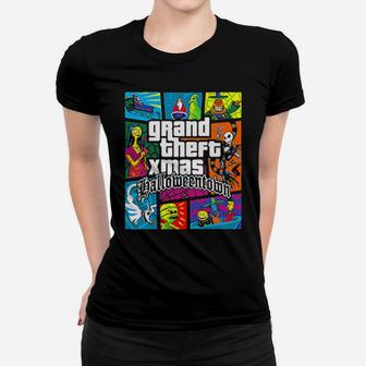 Grand Theft Xmas Women T-shirt - Monsterry CA