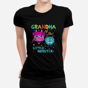 Grandma Of The Little Monster Women T-shirt | Crazezy