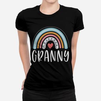 Granny Gifts For Grandma Family Rainbow Graphic Raglan Baseball Tee Women T-shirt | Crazezy