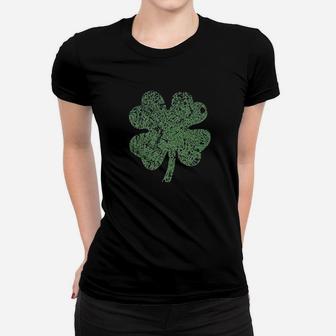 Green 4 Leaf Clover Women T-shirt | Crazezy