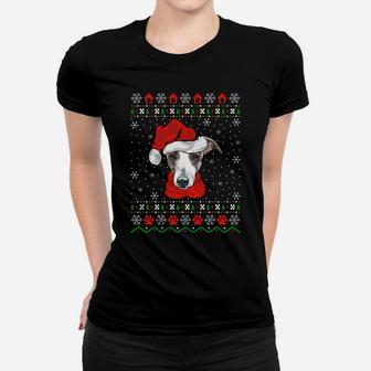 Greyhound Dog Xmas Gift Ugly Greyhound Christmas Sweatshirt Women T-shirt | Crazezy