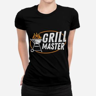 Grill Fans Funny Grill Master Griller Bbq Saying Retro Women T-shirt | Crazezy DE
