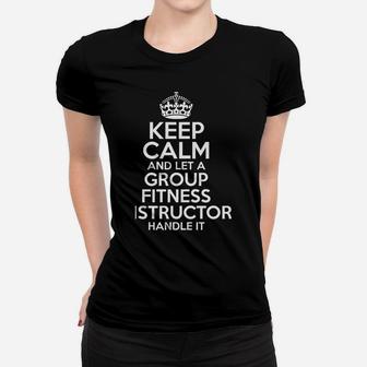 Group Fitness Instructor Gift Funny Job Profession Birthday Women T-shirt | Crazezy