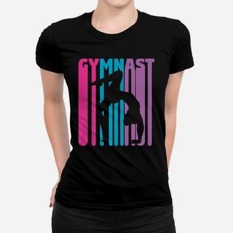 Gymnast Silhouette Gymnastics Women T-shirt | Crazezy