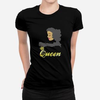 Haitian Queen African Haiti Black Map Hair Women T-shirt | Crazezy DE