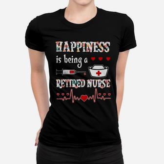 Happiness Is Being A Nurse Women T-shirt - Monsterry