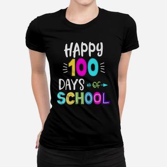 Happy 100 Days Of School Pre-K 1St Grade Teacher Outfit Women T-shirt | Crazezy AU