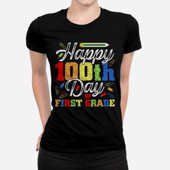 Happy 100Th Day First Grade School Party Studining Girls Boy Women T-shirt | Crazezy AU