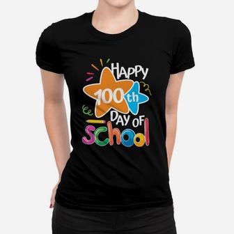 Happy 100Th Day Of School For Teachers & Students Gifts Women T-shirt | Crazezy CA