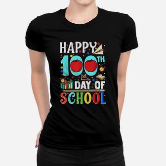 Happy 100Th Day Of School Shirt Teacher Student Boys Girls Women T-shirt | Crazezy AU