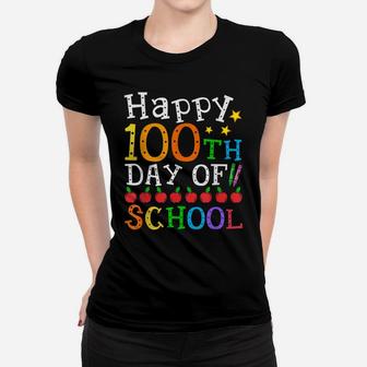 Happy 100Th Day Of School Teacher Or Student Fun Women T-shirt | Crazezy DE