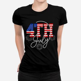 Happy 4Th Of July Great Family Gift American Flag Women T-shirt | Crazezy DE