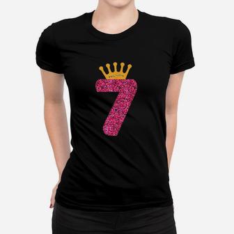 Happy Birthday Girls 7Th Party 7 Years Old Bday Women T-shirt | Crazezy CA