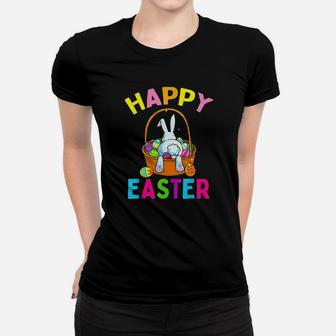Happy Easter Day Bunny Hunting Chocolate Eggs Egg Hunt Gift Women T-shirt | Crazezy UK