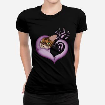 Happy Valentines Day Abyssinian Animal Lovers Women T-shirt - Seseable