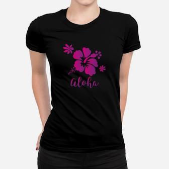 Hawaii Aloha Hibiscus Flower Women T-shirt | Crazezy