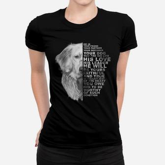 He Is Your Friend Your Partner Your Dog English Setter Dogs Women T-shirt | Crazezy
