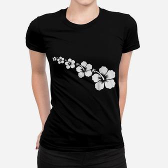 Hibiscus Hawaiian Style Tropical Flower Aloha Hawaii Women T-shirt | Crazezy UK