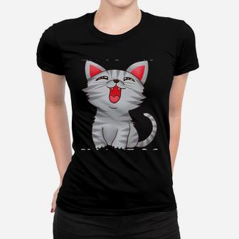 Hilarious Joke Design Cat Humour For Men Women And Kids Women T-shirt | Crazezy UK