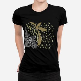 Hope Support Hip Dysplasia Awareness Dragonfly Woman Face Women T-shirt | Crazezy DE