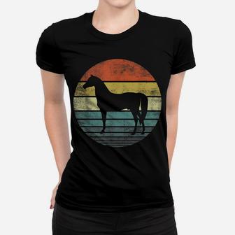 Horse Lover Gifts Horseback Riding Equestrian Retro Vintage Women T-shirt | Crazezy