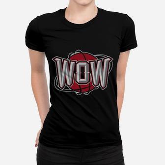 Houston's Wow Simple Print Women T-shirt - Monsterry