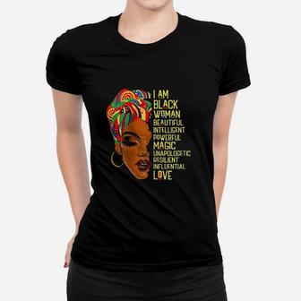 I Am Black Woman African American Melanin Poppin Afro Queen Women T-shirt | Crazezy AU