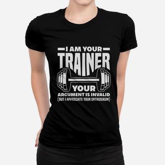 I Am Your Trainer Gym Personal Trainer Coach Women T-shirt - Thegiftio UK