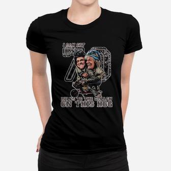I Can Get 70 Miles To The Gallon On This Hog Women T-shirt - Monsterry DE