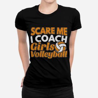 I Coach Girls Volleyball Design For Girls Volleyball Coach Women T-shirt | Crazezy